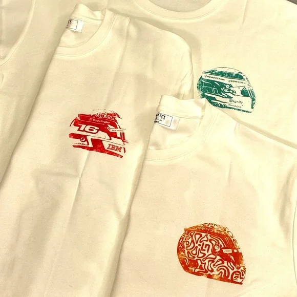 F1 Norris McLaren-Antonelli Mercedes-Leclerc Ferrari Sz Sm Viral Oversized Tee - Picture 3 of 11